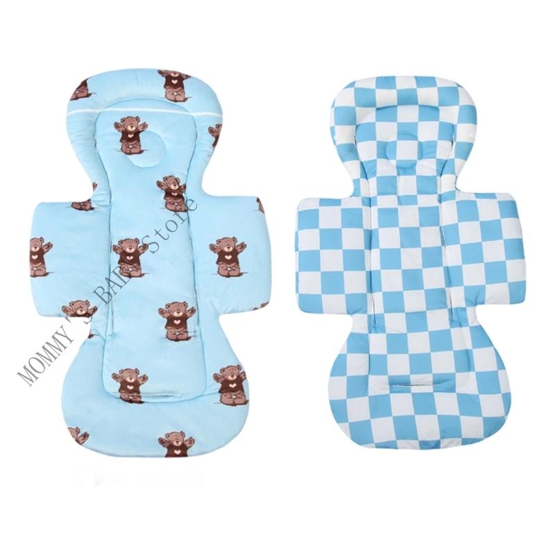 Дышащий Полиэстеровый Вкладыш в Автокресло для Малыша Универсальная Утолщенная Подушка Машинная Стирка Безопасность Младенца Наплечник