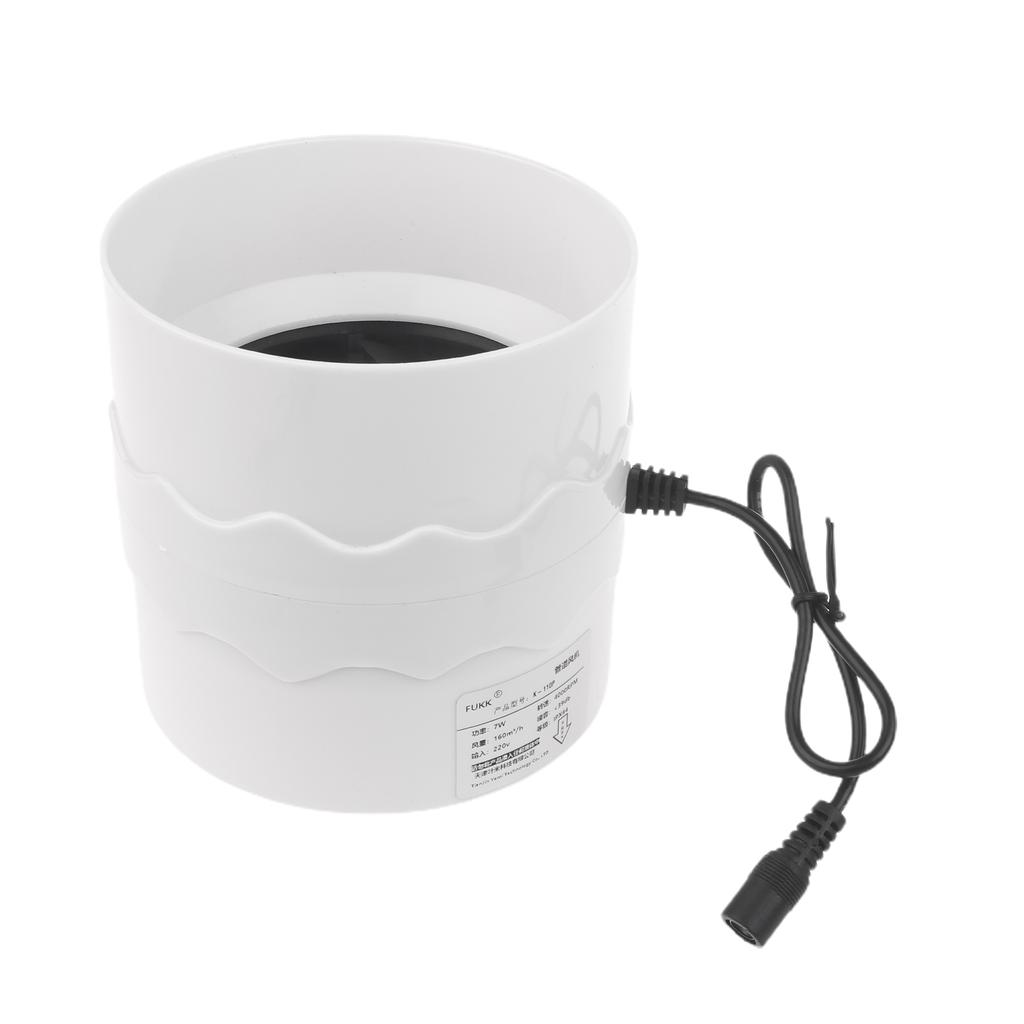 Inline Duct Fan Air Ventilator Pipe Ventilation Exhaust Fan Adjustable Extractor Bathroom Toilet Wall Fan Booster