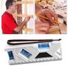 3 In 1 Small Magnetic Level Ruler Horizontal Vertical Measuring Leveling Tool Angle Finder for Household Applications