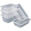 Disposable Rectangular Plastic Meal Prep Container