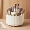Rotating Storage Organizer Plastic Makeup Brush Holder Desk Desktop Multifunctional Pen Pencil Case Cosmetic Organizer