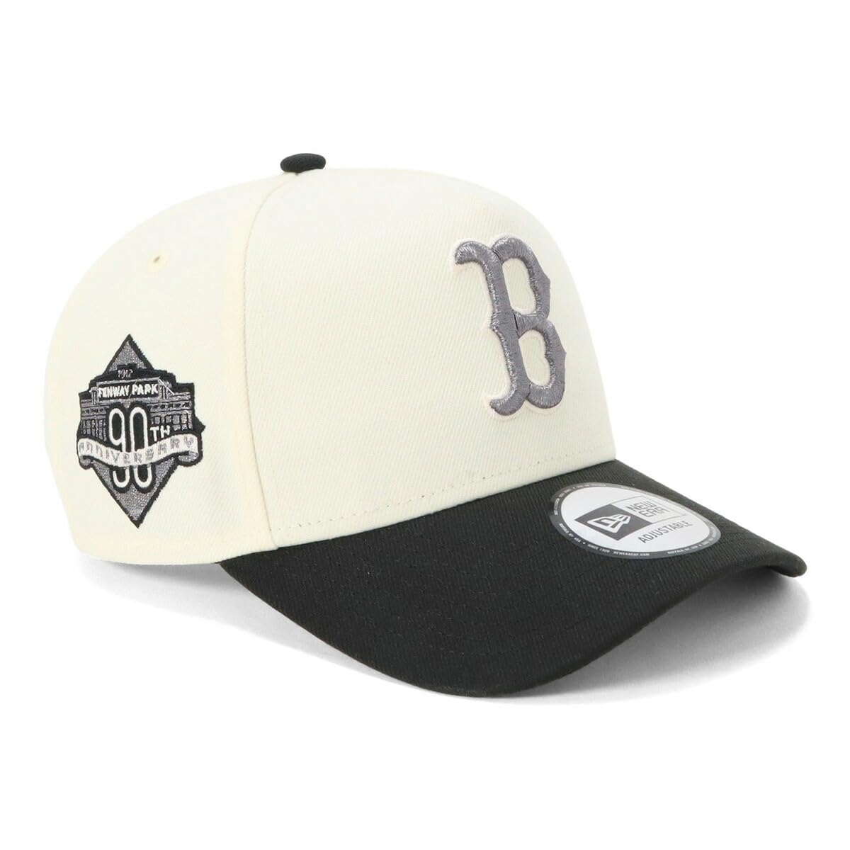 

New Era MLB ONSPOTZ Exclusive BOS Free 9Forty CS Chrome Metallic Logo Side Boston Red Sox 9FORTYA-FRAME Chrome/Black Cap, Shipping, A-Frame Patch,