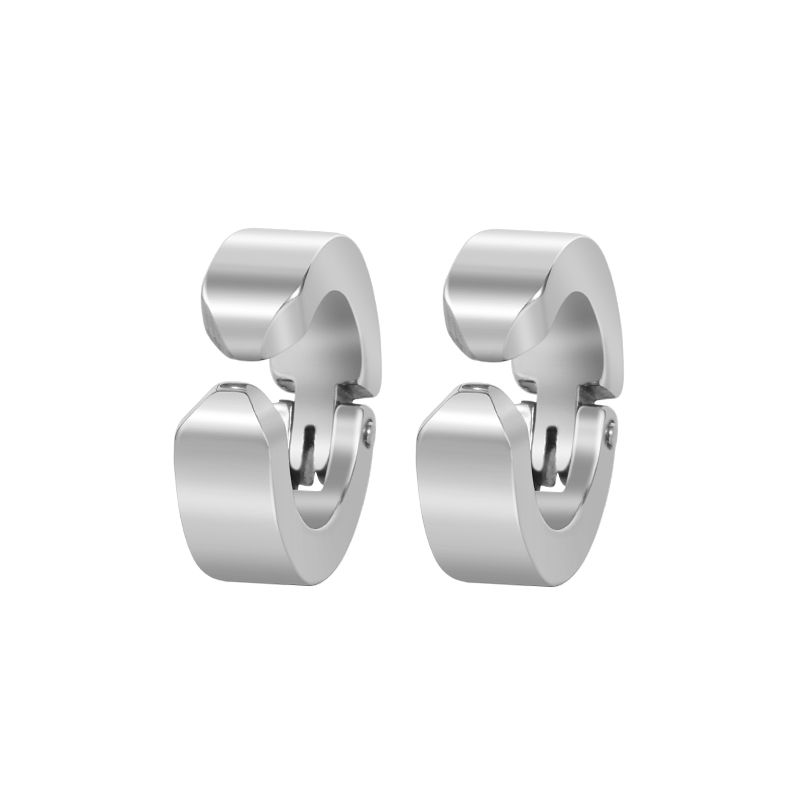

K-style Titanium Steel Female Student Men s Ear Clips Pair of steel clips