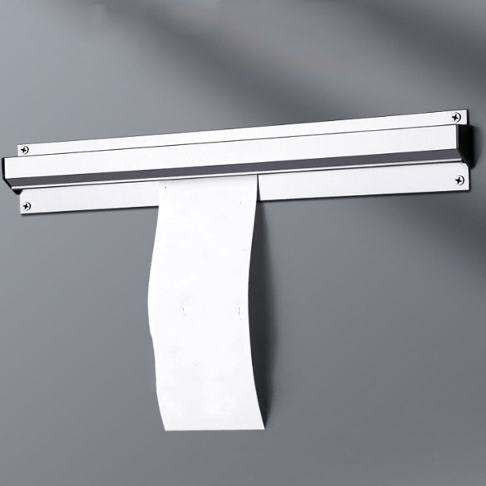 Portatessere in lega di alluminio ispessito Clip per ordini da parete resistente Barra portafatture liscia antiolio