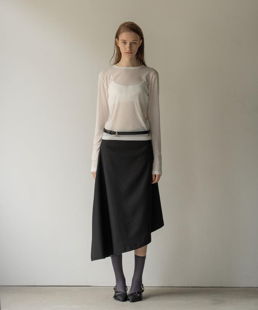 Mosyupamosyu Layered Long Sleeve [White]