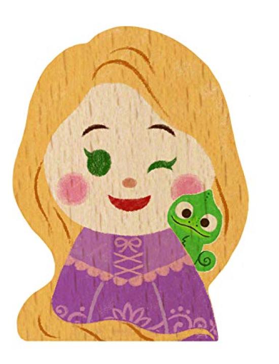 Disney KIDEA VEHICLE Rapunzel Disney Kidia Tsumiki Wooden Toy Educational Toy Children Boys Girls Present Princess Car Toy Rail TYKD00507