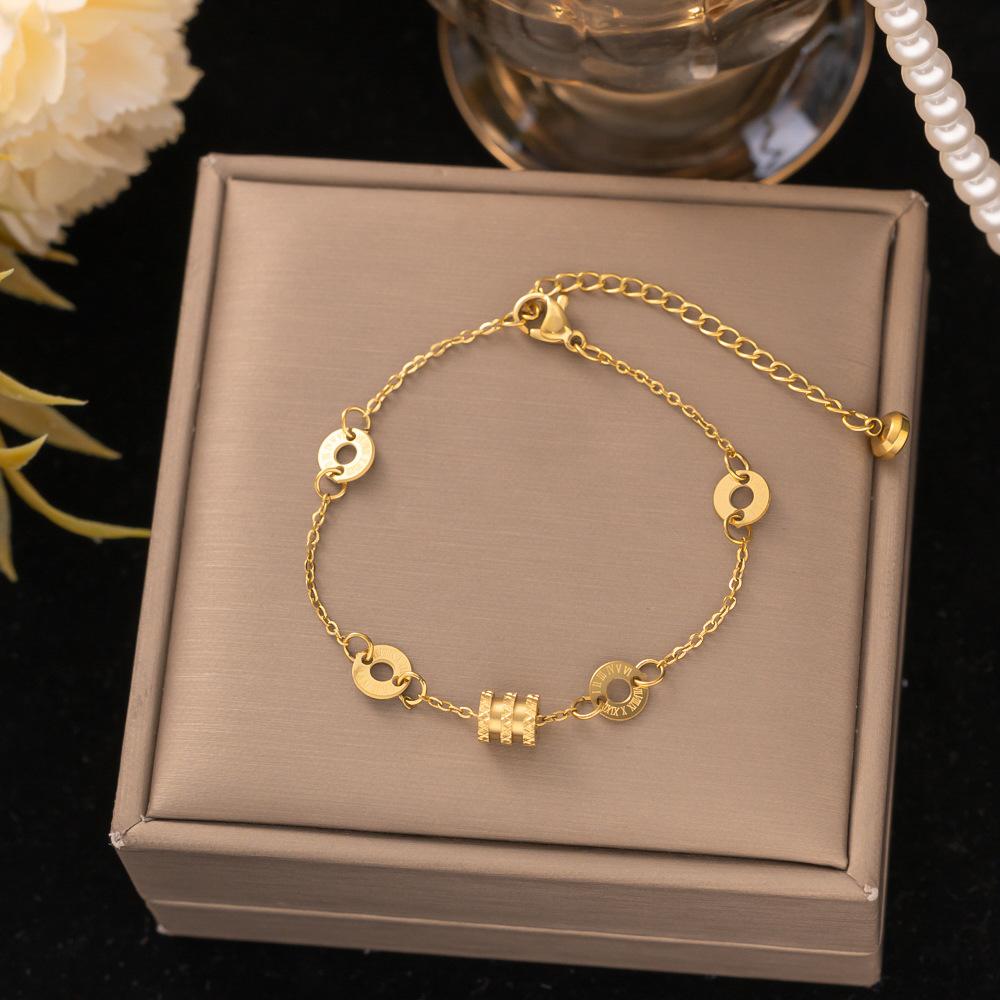 Fashion Titanium Steel Bracelet Never Fade Elegant Durable Jewelry for Women Men Unisex