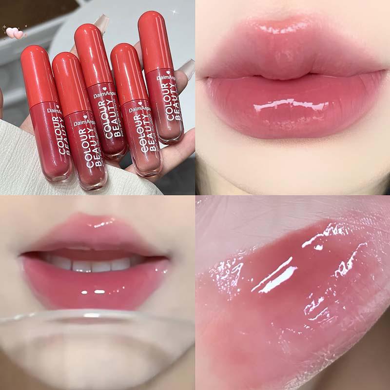 

DaimAnpu Juice Bomb Lip Gloss: Mirror Finish Lip Glaze for Plump, Youthful Lips 2g