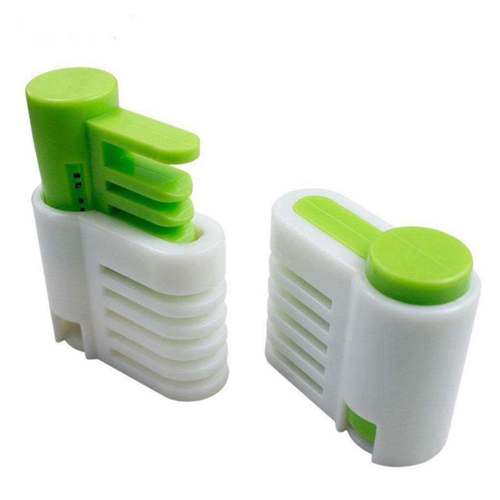 2 Pcs DIY Cake Slicer Stratification Auxiliary Bread Slice Toast Cut 5 Layers Leveler Slicer Novelty Baking Tools