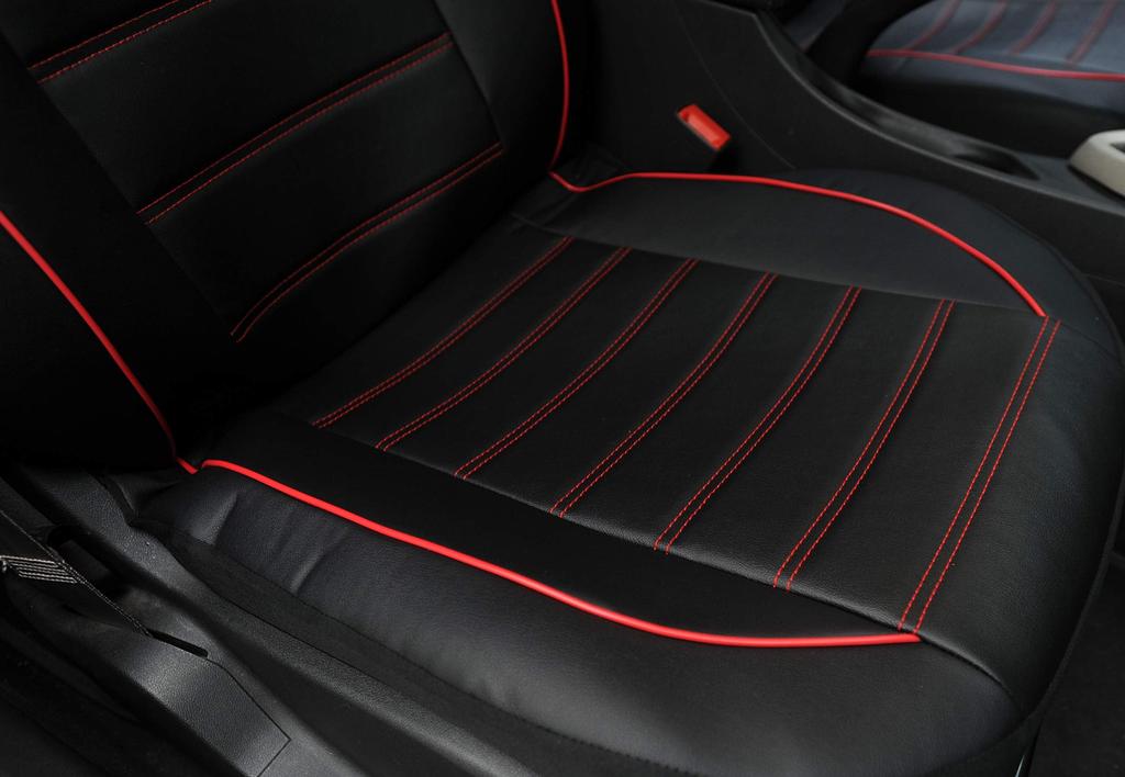 TOYOUN Car Seat Covers for Light Soft Synthetic Bucket Integrated Seat 2 for Front Seats Vehicles/Regular Vehicles, Driver's Seat, Waterproof,