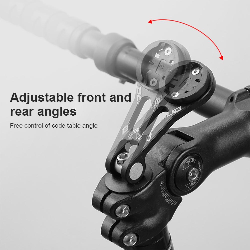 Aluminium Alloy Bicycle Computer Mount Holder Road Mountian Bike Computer Bracket Silicone Phone Holder For Garmin Bryton Cateye