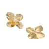 European and American fashion high-end large earrings women's sweet earrings personality exaggerated flower earrings fashion earrings