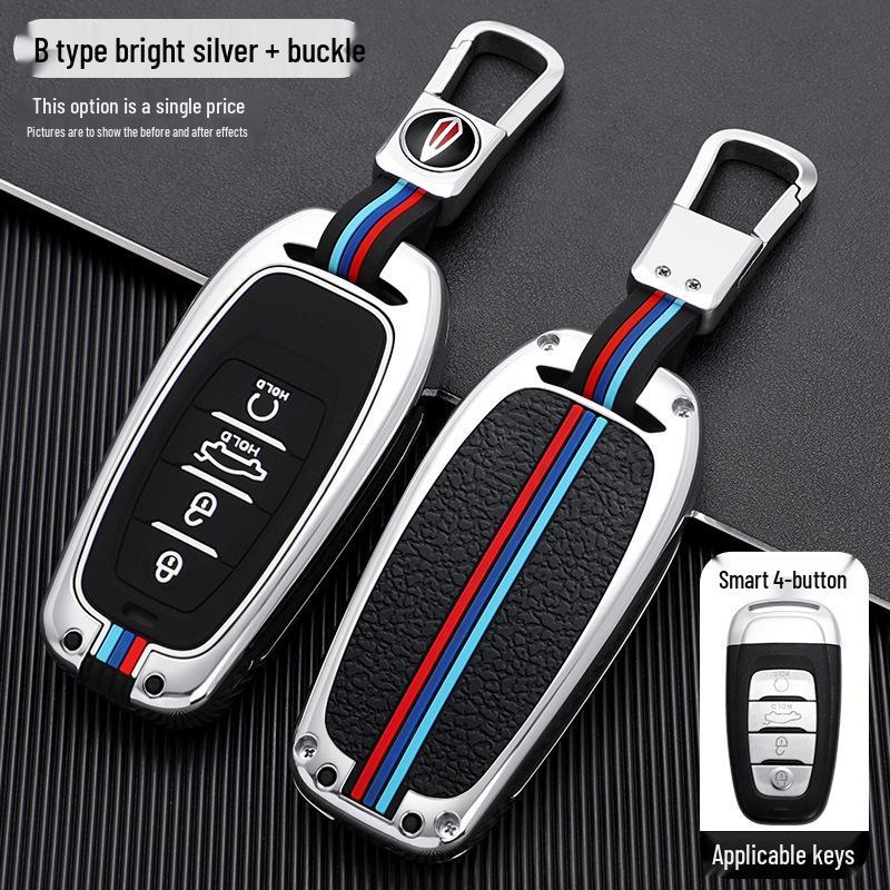 Premium Hongqi H9 Key Case: Full Coverage Shell for H5, H7, and HS7 Models - Unisex Design