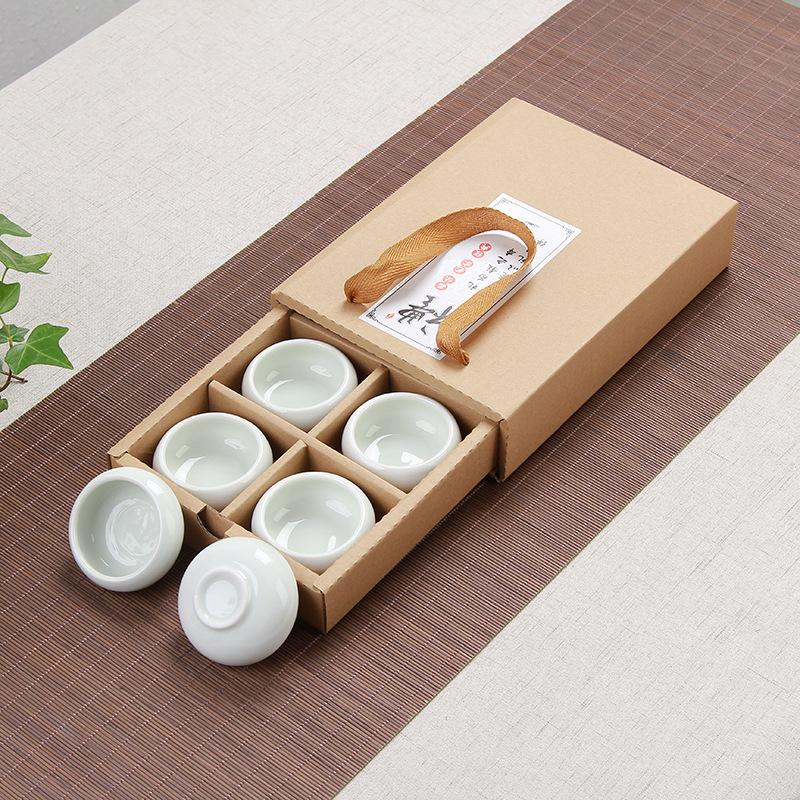

Dingyao matt cup, ceramic kung fu teacup, tea set