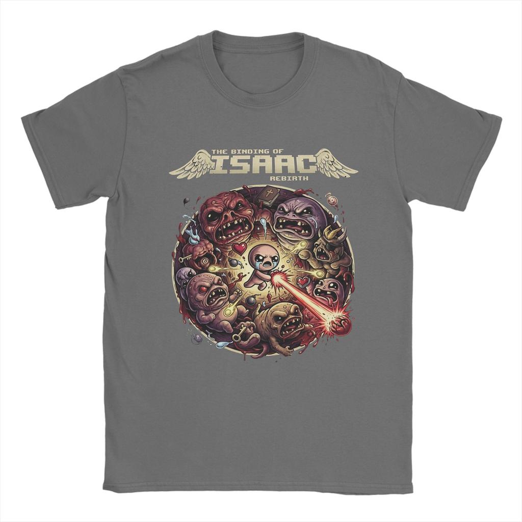 Unisexs TShirt The Binding Of Isaac  Vintage Pure Cotton Tee Shirt Short Sleeve  T Shirt Crew Neck Clothes Gift Idea