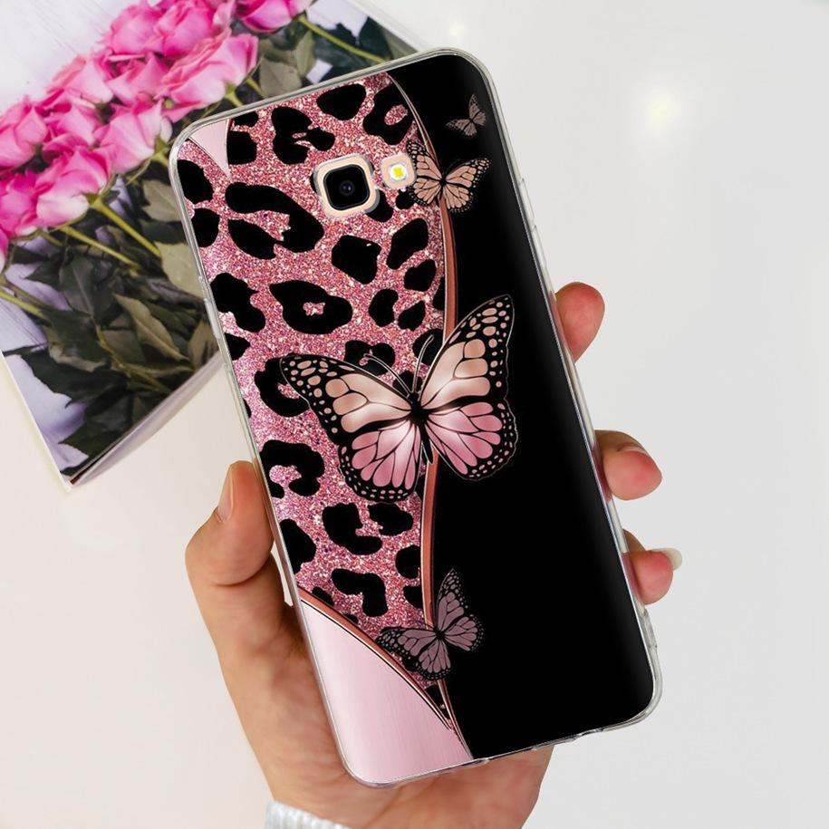 For Samsung Galaxy J4 Plus 2018 Phone Case Fashion Flower Soft Silicone Cover For Samsung J4 J 4 Plus 2018 J4+ J415F J4Plus Capa