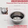 Doppelauslauf Siebträger 51mm Für Delonghi EC685 EC680 Espressomaschine Filter Siebträger 51mm Delonghi Zubehör