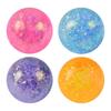 1/4Pcs Glitter Stress Relief Ball Toy Transparent Multicolor Squeeze Sugar Ball Portable Travel Home Office Anxiety Relieving Fidget Ball