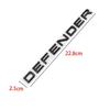 Samolepka na zadní část auta Land Rover Defender s anglickým písmenem (ABS plast)