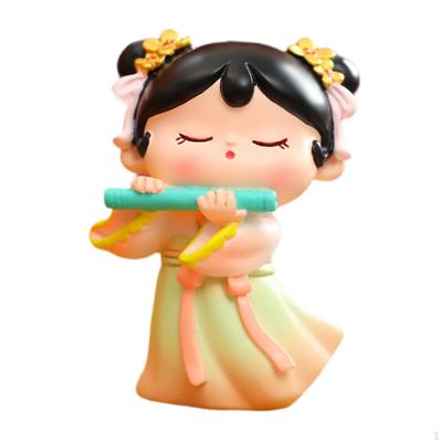 Chinese Girl Figurine Decorative Sculpture for Home and Office