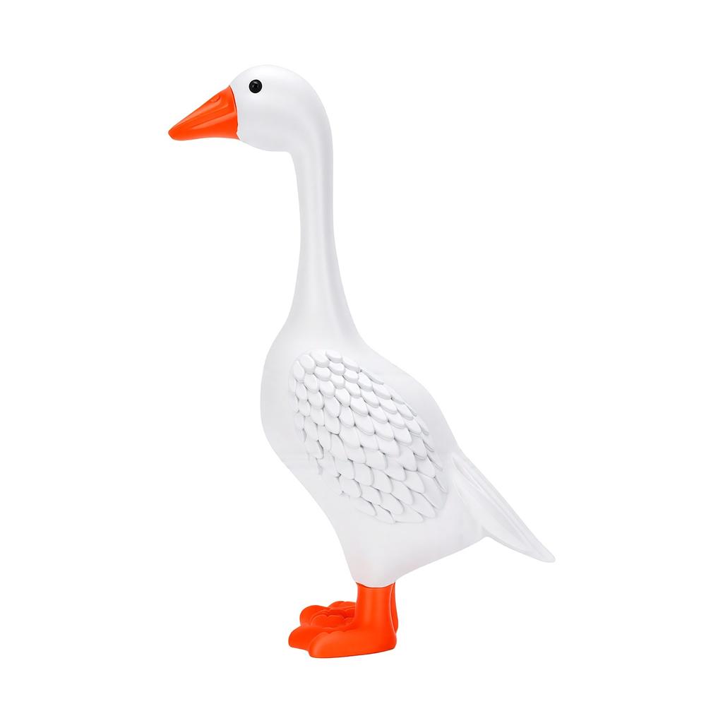 Resin Goose Statue Outdoor Yard Decor Lawn Ornament Patio Porch Decorative Sculpture for Home Garden Display