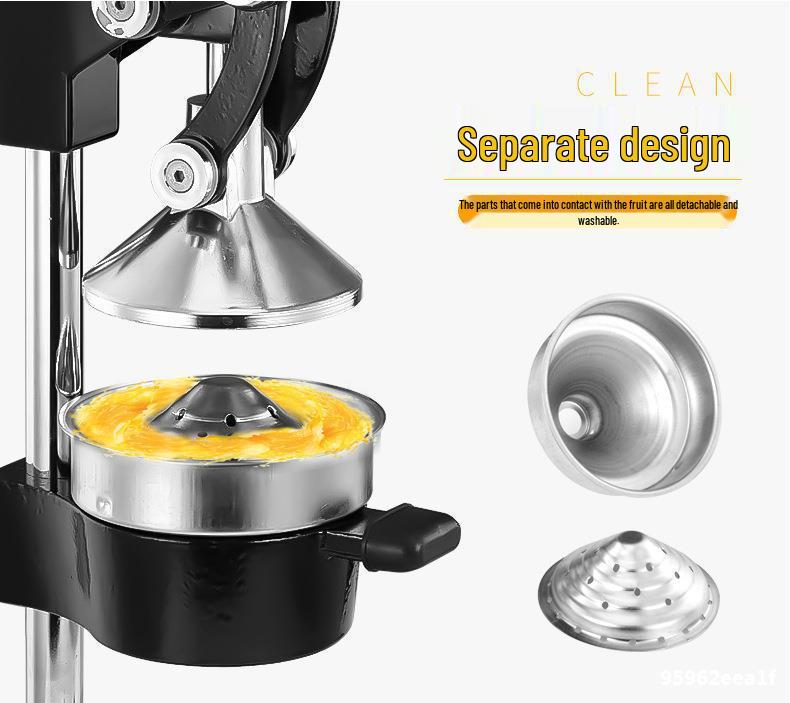 Cast Iron Manual Juicer for Home or Commercial Use – Orange, Pomegranate, Lemon, Watermelon Press