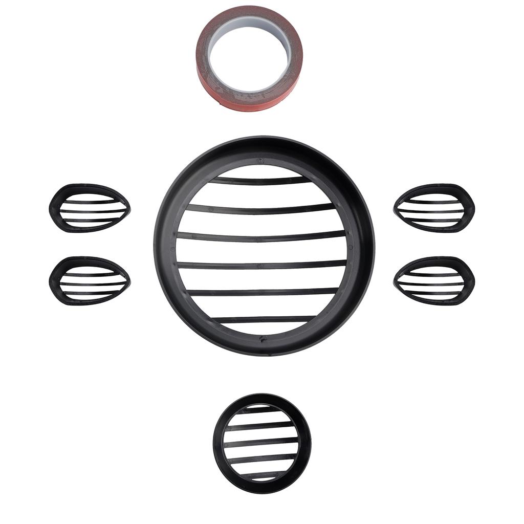 Front Headlight Guard Cover Grille Black Set Fit For Yamaha Pg-1 2023-2024