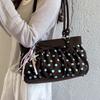 Korea Sommer Neue Mode Pendler Schulter Unterarmtasche Nischen Design Plissiert Gepunktete Tragetasche Damen