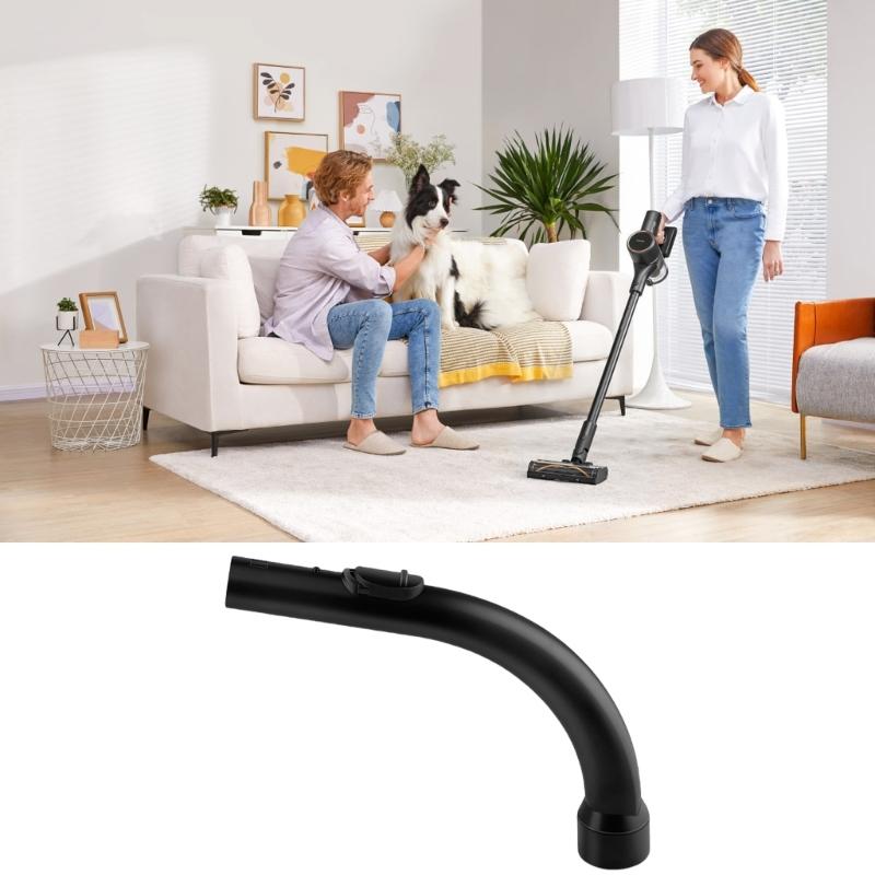 Canister Bent End Hose Replacement Part Plastic Vacuum Cleaner Alternative Handle Tube Cleaning Tool Accessories