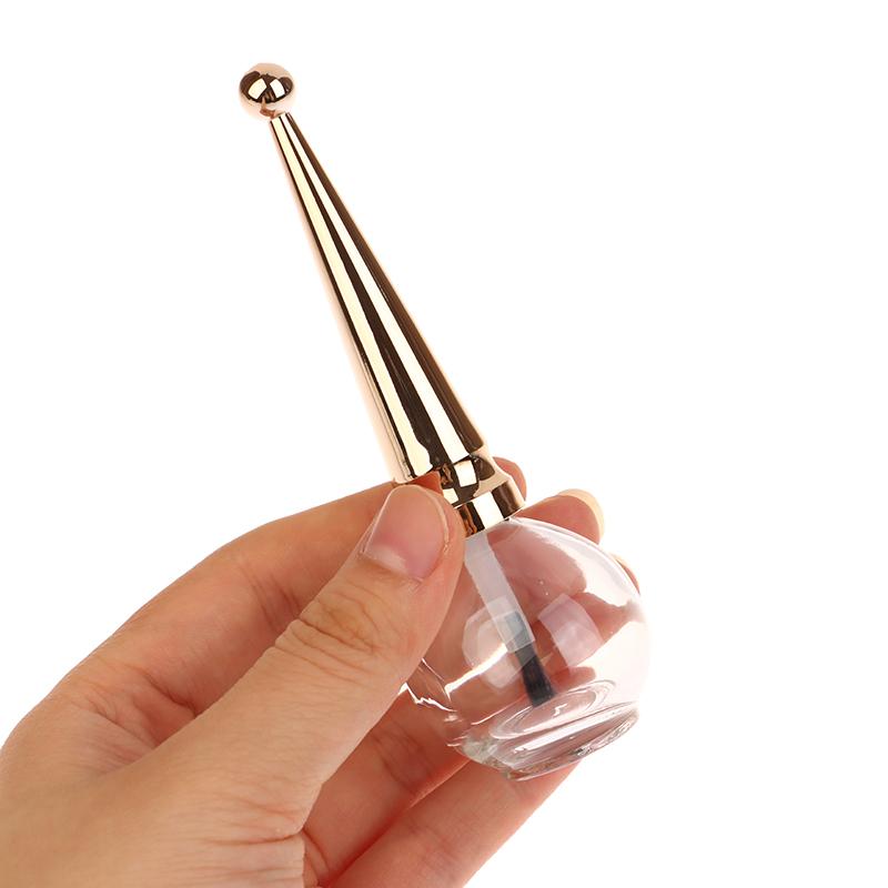 15 мл Бутылочка для лака для ногтей Пустая бутылочка для геля для ногтей с кисточкой Стеклянная пустая бутылочка для смешивания Пустой контейнер для геля для ногтей