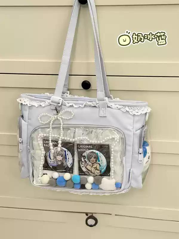 Ballet Girl Has A Large Appetite Itabag Japanese Two-Dimension Single Shoulder Cross Body Goods Bag Gift For Friends