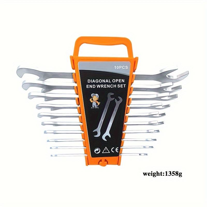 

Набор из 10 утолщенных ключей с двойным зевом - Хромованадиевая легированная сталь - Высокая твердость, устойчивость и долговечность - для ремонта автомобилей и транспортных средств One 10PCS Thickened Double Opening Wrench