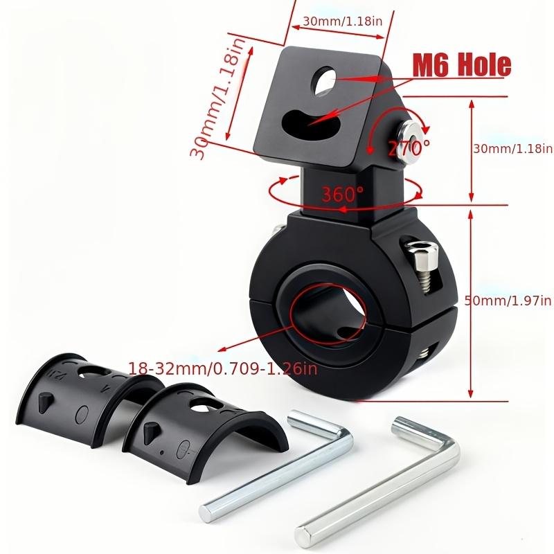 2pcs Motorcycle Spotlight Bracket, 360° Adjustable Light Bar Mount, Suitable for All-terrain Vehicles/multi-purpose Off-road Vehicles Fog Light Holder