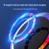 Lantu FREE Magnetic Wireless Fast Charging Phone Holder with LED Ambient Light for Apple.