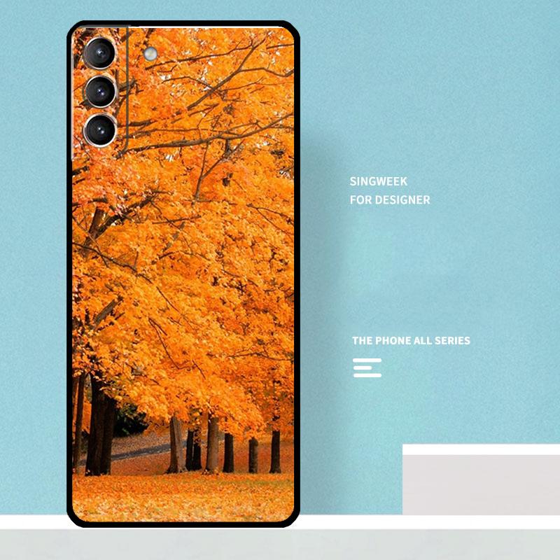 Autumn Leaves Case For Samsung Galaxy S23 S24 Ultra S22 S21 Plus Note 10 Note 20 S9 S10 S20 S21 FE Cover