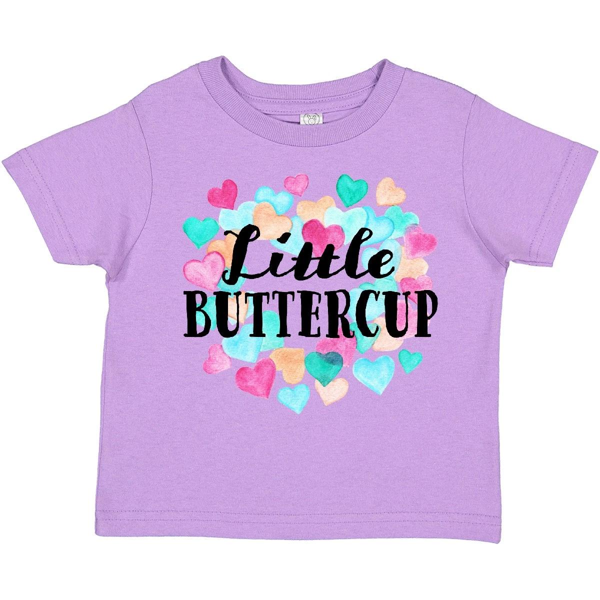 Inktastic Little Buttercup Hearts Toddler T-Shirt Heart Valentine Circle Painted 150