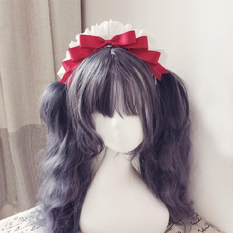 Lolit Headband Bows Headband Bows Hairband Maid Headdress Bowtie Headband