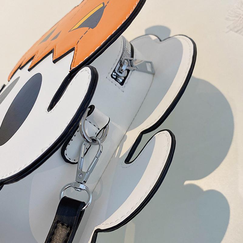 Halloween Creative 3D Cartoon Cell Phone Purses Pumpkin Ghost Design Cute Shoulder Bag Personalized Candy Color Crossbody Bags CLE