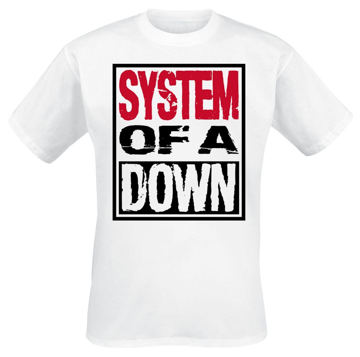 Triple Stack Box System of A Down T-Shirt Men Women Vintage Metal Rock Band Graphic Tee 100% Cotton Summer Streetwear Top S разноцветный