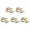 40 Pcs Soft Shrimp Lure TPE High Elasticity Tear Resistant Lifelike Shrimp Fishing Bait