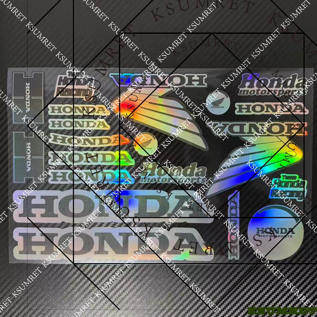 

For Laser Honda Motorcycle Sticker Helmet Tank Emblem Decal