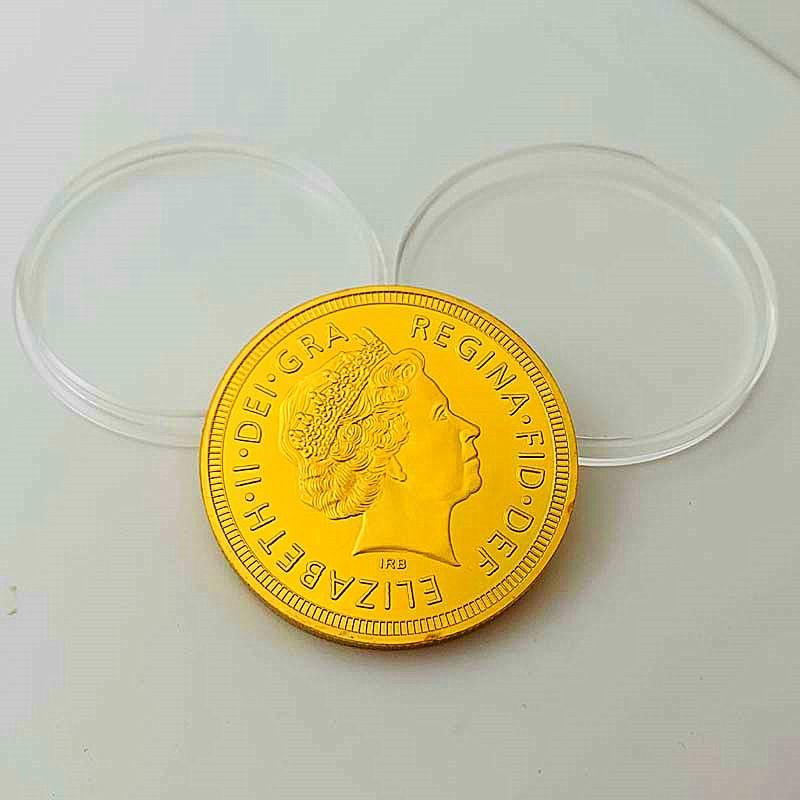 Australia coin, the Chinese zodiac, the the Year of the Loong, gilding, color printing commemorative medals, playing craft, decorations