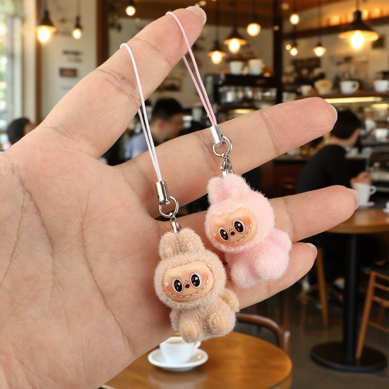 1pc Plush Doll Keychain Pendant Small Doll Bag Pendant Creative Small Gift Pendant