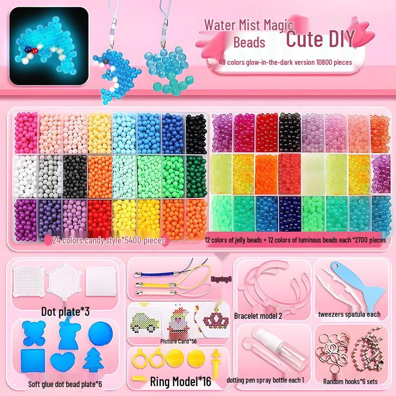 Luminous DIY Magic Beads & Sand Painting Set for Kids