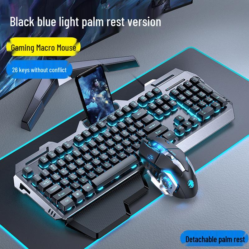 Pioneer GX80 Wired Gaming Set: Mechanical Feel Keyboard, Mouse & Headset for Office & E-sports.