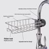 Suport pentru robinet de bucătărie din oțel inoxidabil, pentru burete, spălare vase și depozitare