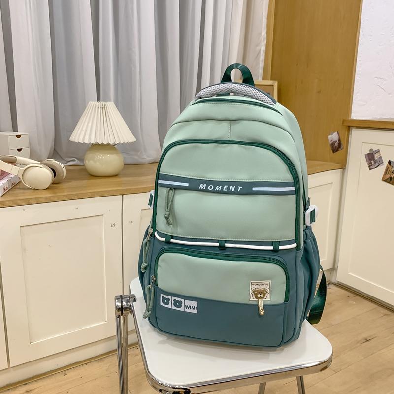 Grundschul-Schulranzen Studenten-Rucksack Große Kapazität Farbkontrast-Rucksack