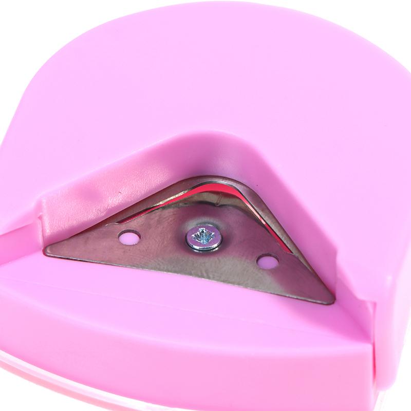 Mini Corner Trimmer Corner Durable Rounder Punch R4 Diy Paper Cutter Pink