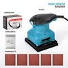 High Power Flat Sander Small Portable Furniture Disc Polishing Machine Household Woodworking Power Tools