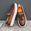 Mode Lässige Leder Herren Penny Loafers Elegant Hochzeitsfeier Lässige Kleiderschuhe Quaste Herren Mokassins Handgefertigt Fahrschuh Bequeme Slipper